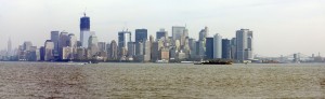 Panoramica Downtown da Liberty Island